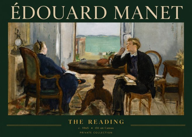 Édouard Manet The Reading No4 - Poster