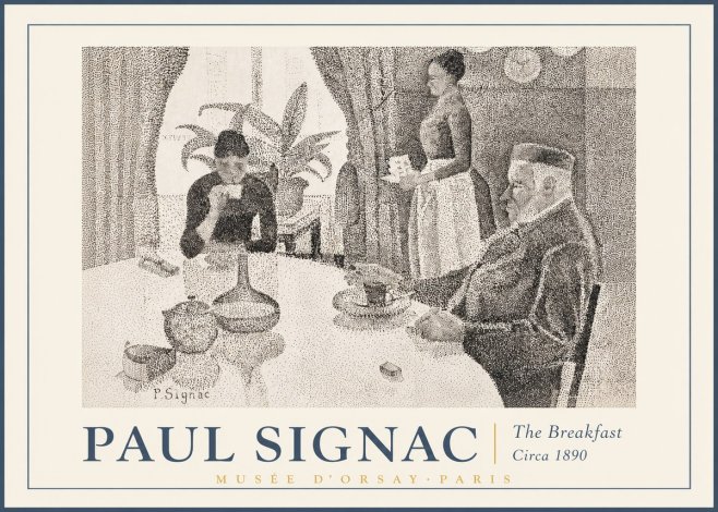 Signac The Breakfast No2 - Poster