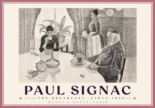 Signac The Breakfast No5 - Poster