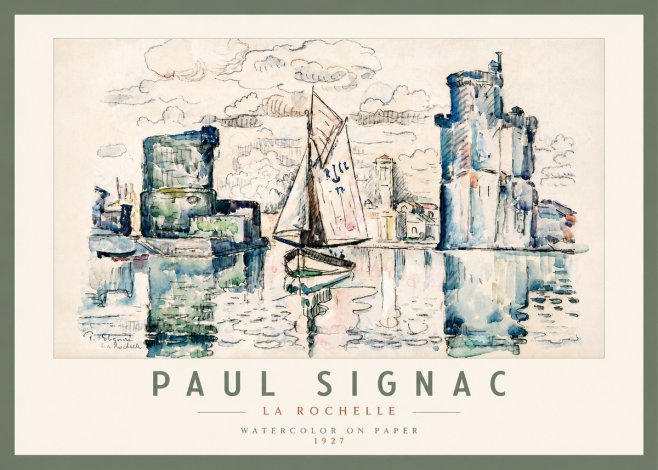 Signac La Rochelle II No6 - Poster