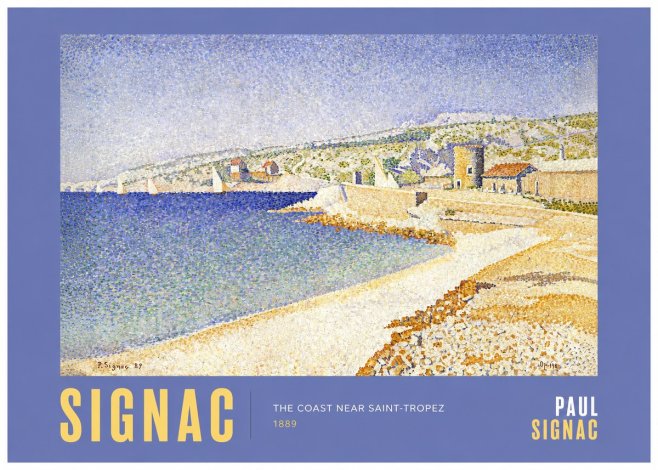 Signac The Coast Near Saint-tropez No2 - Poster