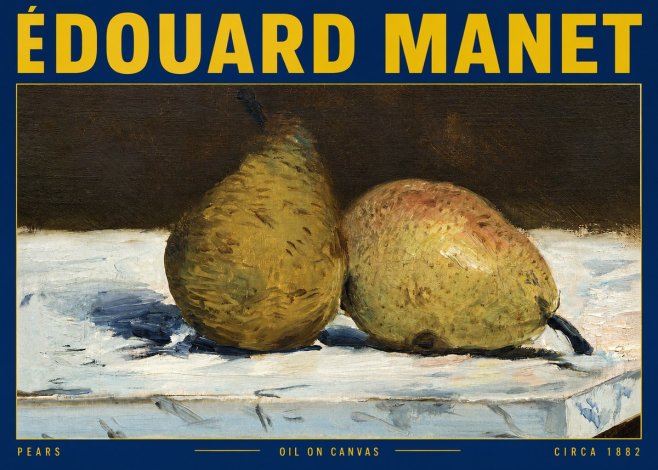 Édouard Manet Pears No2 - Poster