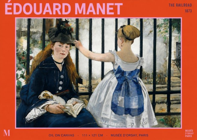 Édouard Manet The Railroad No2 - Poster