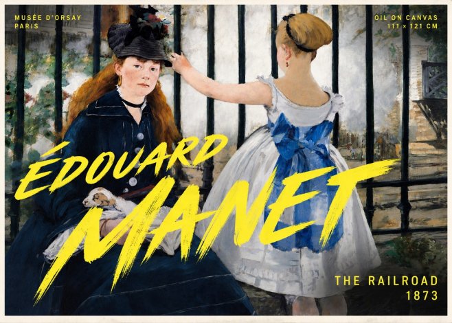 Édouard Manet The Railroad No5 - Poster