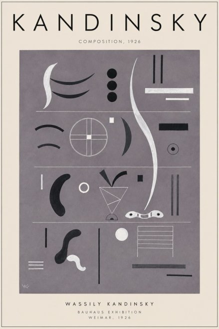 Kandinsky Composition I No3 - Poster