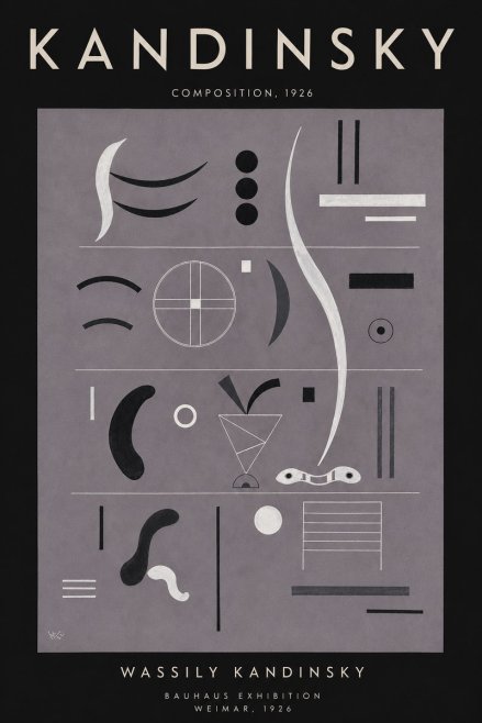 Kandinsky Composition I No4 - Poster