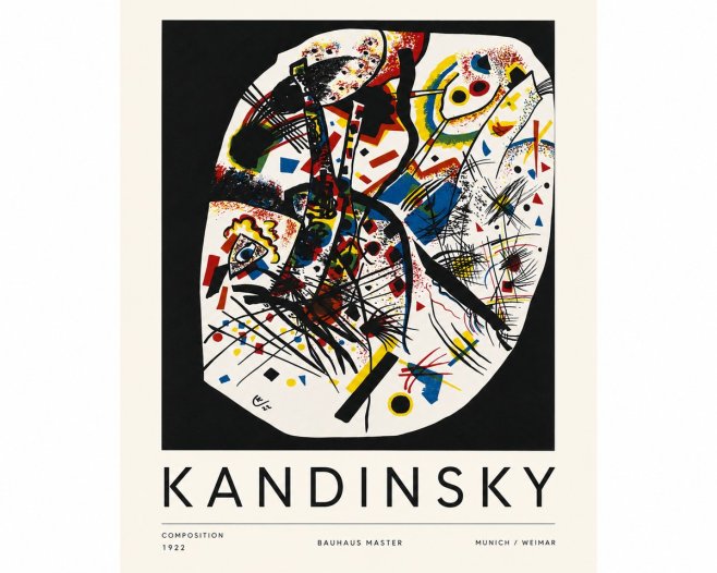 Kandinsky Composition 1922 No3 - Poster