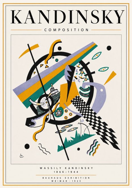 Kandinsky Composition III No4 - Poster