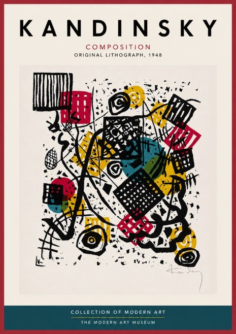 Kandinsky Composition IV No5 - Poster