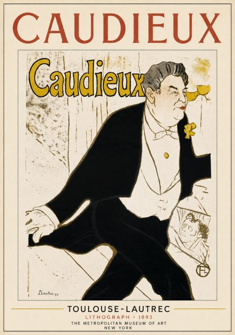 Toulouse-Lautrec Caudieux No3 - Poster