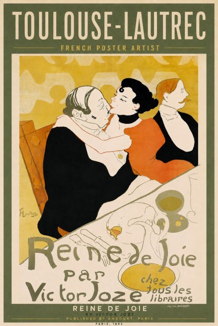 Toulouse-Lautrec Reine De Joie I No6 - Poster