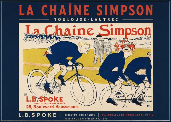 Toulouse-Lautrec La Chaîne Simpson No2 - Poster