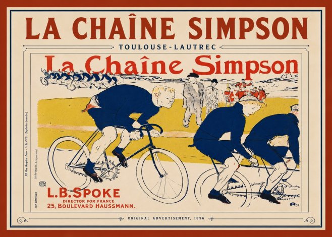 Toulouse-Lautrec La Chaîne Simpson No6 - Poster
