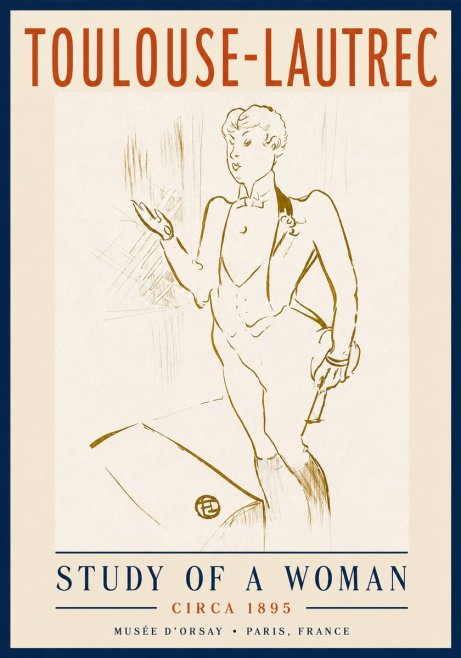 Toulouse-Lautrec The Poet of Parisian Life No5 - Poster