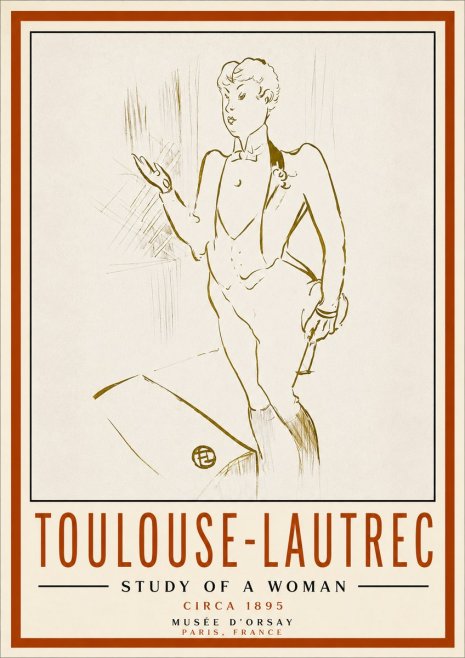 Toulouse-Lautrec The Poet of Parisian Life No6 - Poster