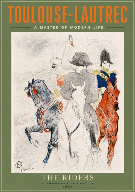 Toulouse-Lautrec The Riders No3 - Poster