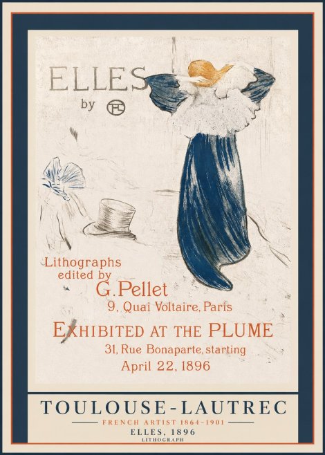 Toulouse-Lautrec Elles No2 - Poster