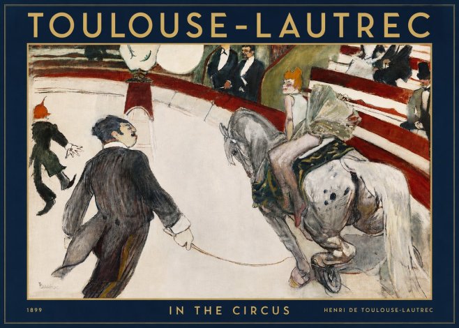Toulouse-Lautrec In the Circus No4 - Poster