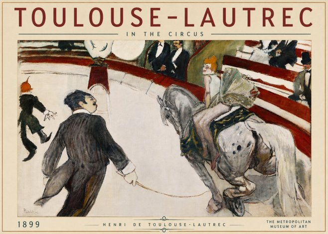 Toulouse-Lautrec In the Circus No6 - Poster