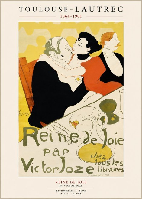 Toulouse-Lautrec Reine De Joie II No1 - Poster