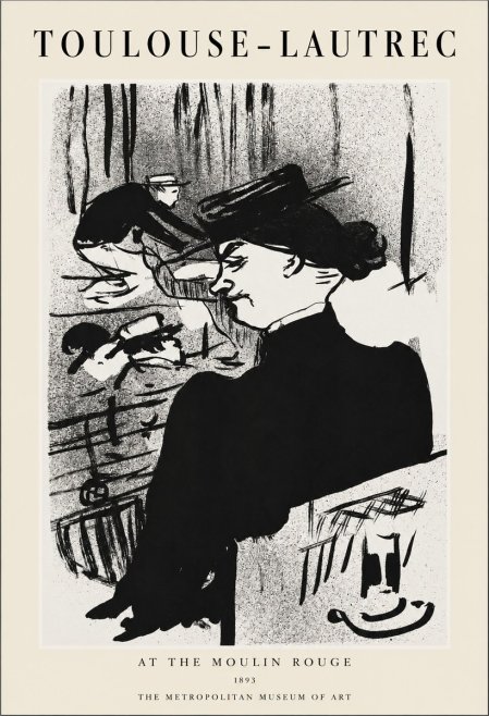 Toulouse-Lautrec At the Moulin Rouge XII No1 - Poster