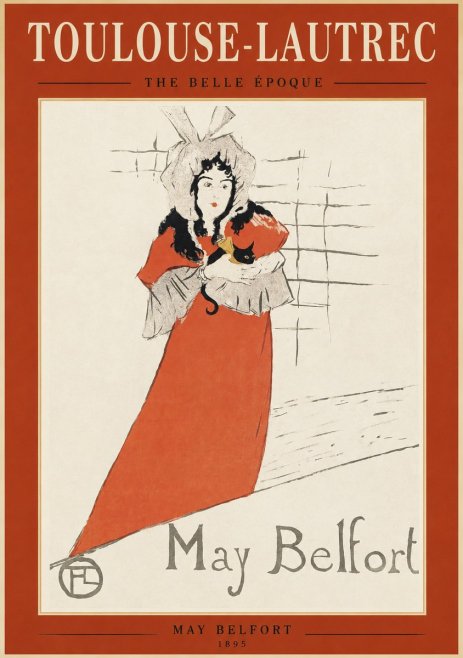 Toulouse-Lautrec May Belfort No1 - Poster