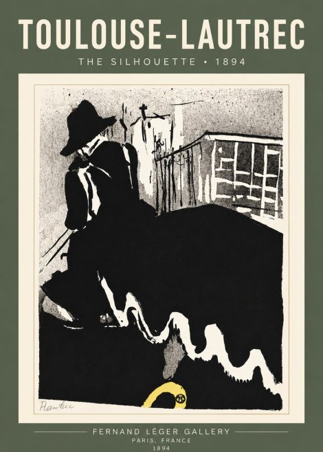 Toulouse-Lautrec The Silhouette No4 - Poster
