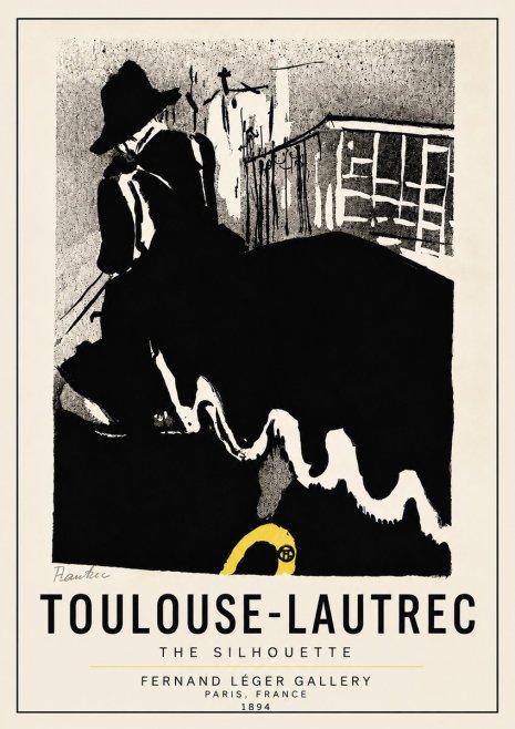 Toulouse-Lautrec The Silhouette No5 - Poster