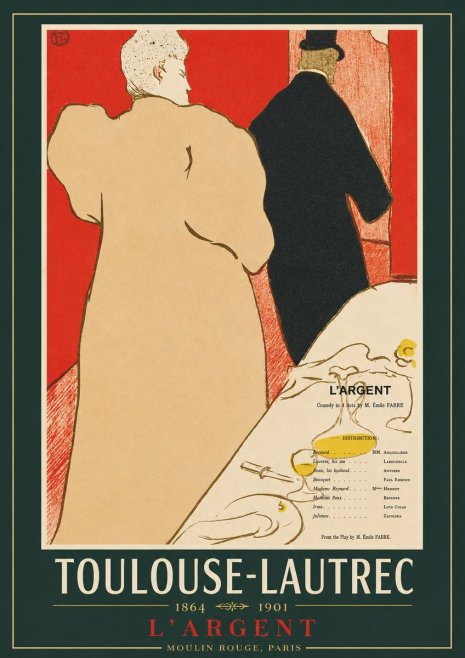 Toulouse-Lautrec L'argent No2 - Poster
