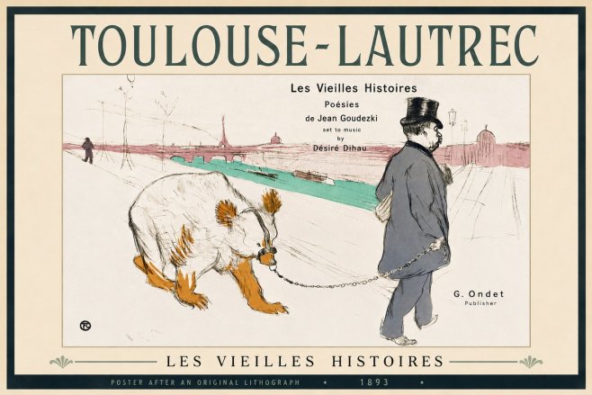Toulouse-Lautrec Les Vieilles Histoires I No3 - Poster