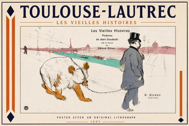Toulouse-Lautrec Les Vieilles Histoires I No4 - Poster