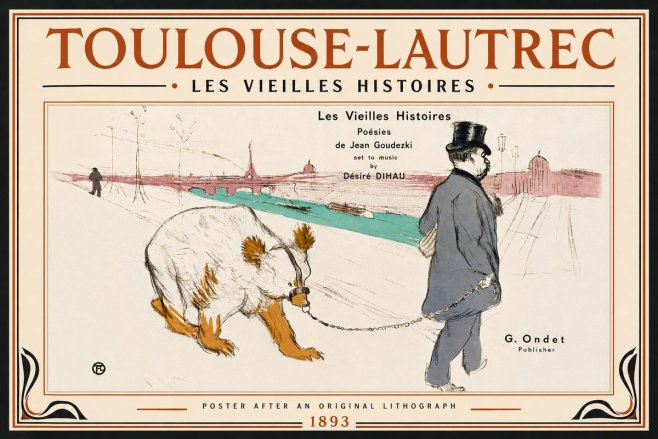 Toulouse-Lautrec Les Vieilles Histoires I No5 - Poster