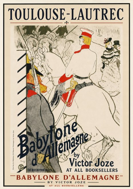 Toulouse-Lautrec Babylone D'allemagne No6 - Poster