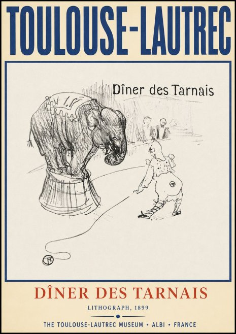 Toulouse-Lautrec Dîner Des Tarnais No2 - Poster