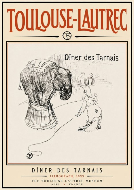 Toulouse-Lautrec Dîner Des Tarnais No6 - Poster