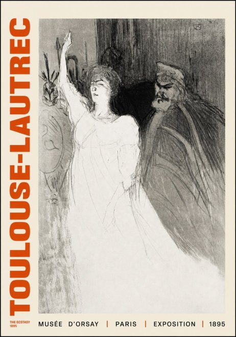 Toulouse-Lautrec The Ecstasy No2 - Poster