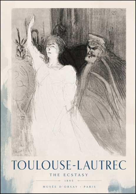 Toulouse-Lautrec The Ecstasy No6 - Poster
