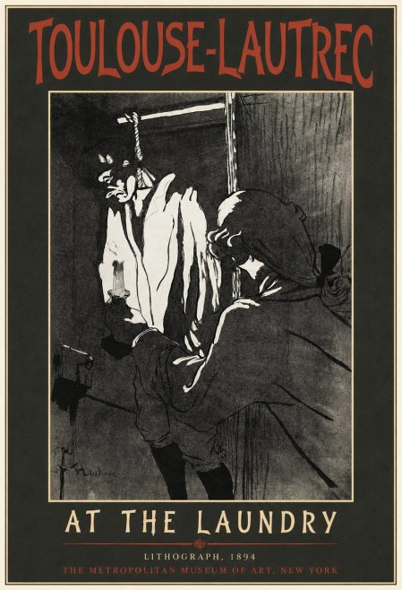 Toulouse-Lautrec At the Laundry No4 - Poster