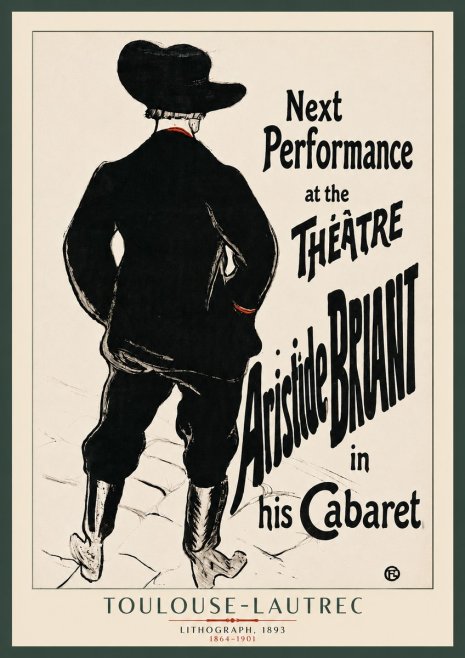 Toulouse-Lautrec Next Performance at the Théâtre Aristide Bruant in His Cabaret No3 - Poster