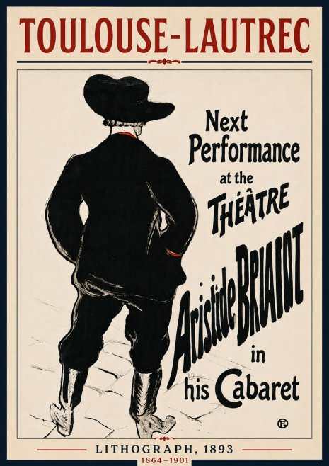 Toulouse-Lautrec Next Performance at the Théâtre Aristide Bruant in His Cabaret No5 - Poster