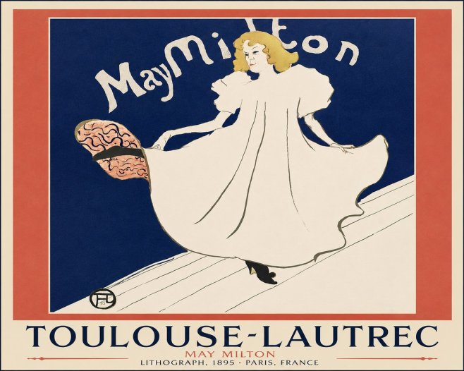 Toulouse-Lautrec May Milton No4 - Poster