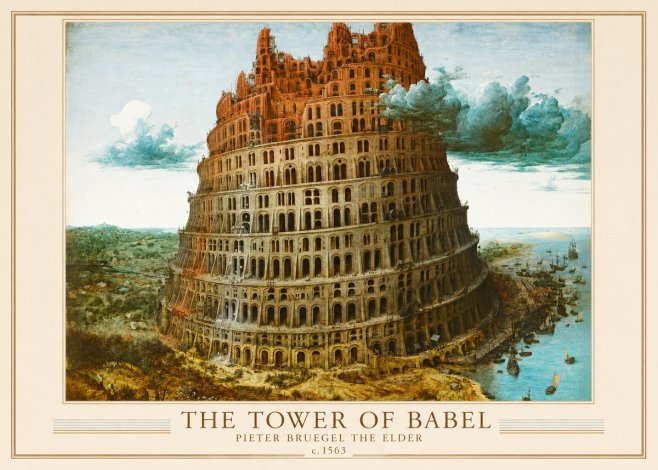 Pieter Bruegel The Tower of Babel III No1 - Poster