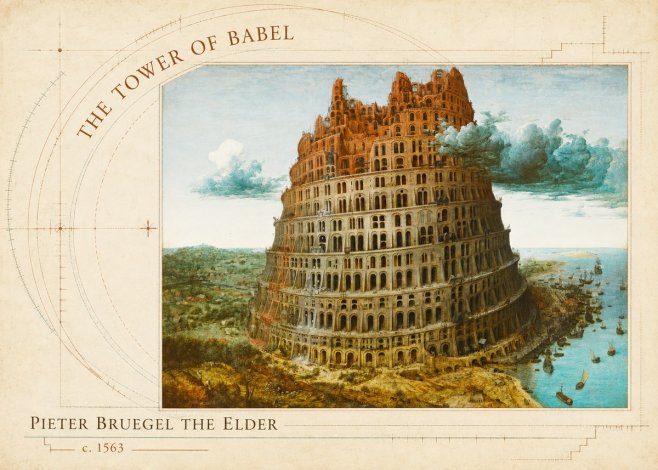 Pieter Bruegel The Tower of Babel III No5 - Poster