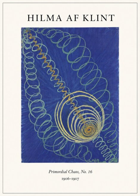 Hilma af Klint Primordial Chaos, No. 16 No4 - Poster