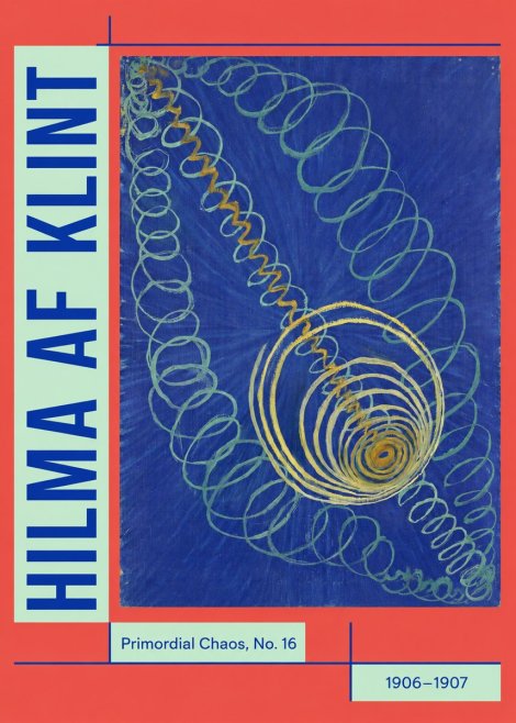 Hilma af Klint Primordial Chaos, No. 16 No5 - Poster