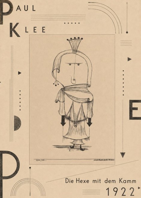 Paul Klee Die Hexe Mit Dem Kamm No5 - Poster