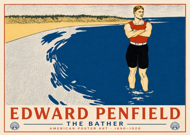 Edward Penfield The Bather No5 - Poster