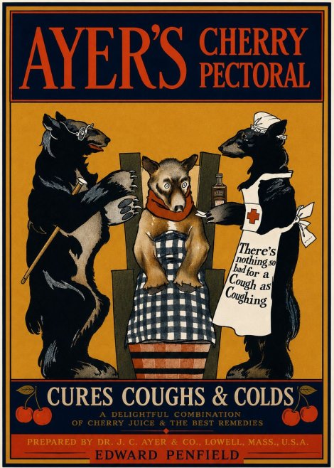 Edward Penfield Ayer's Cherry Pectoral No2 - Poster