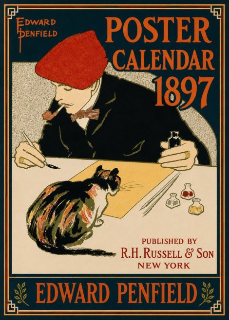 Edward Penfield Poster Calendar 1897 No4 - Poster