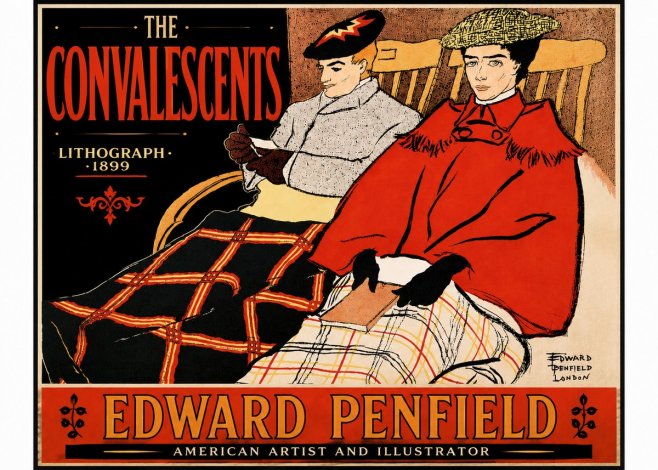 Edward Penfield The Convalescents No5 - Poster